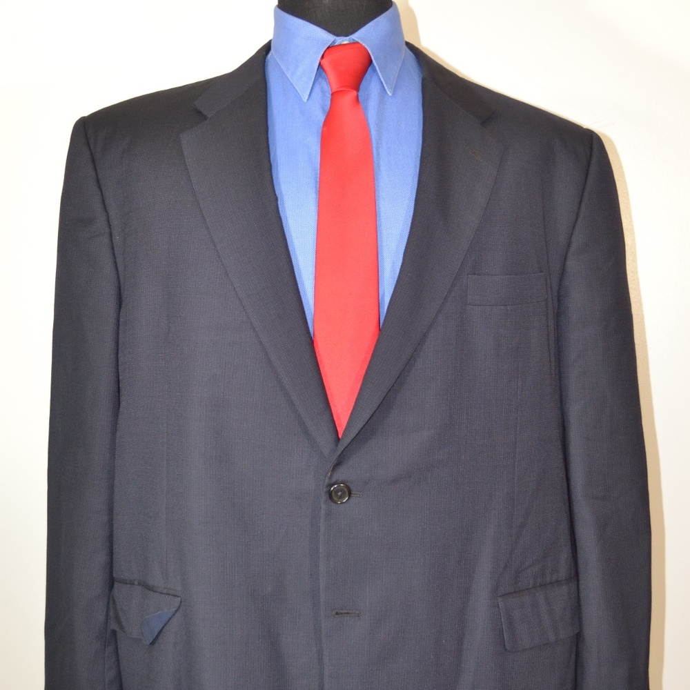 Hickey Freeman 46L Sport Coat Blazer Suit Jacket